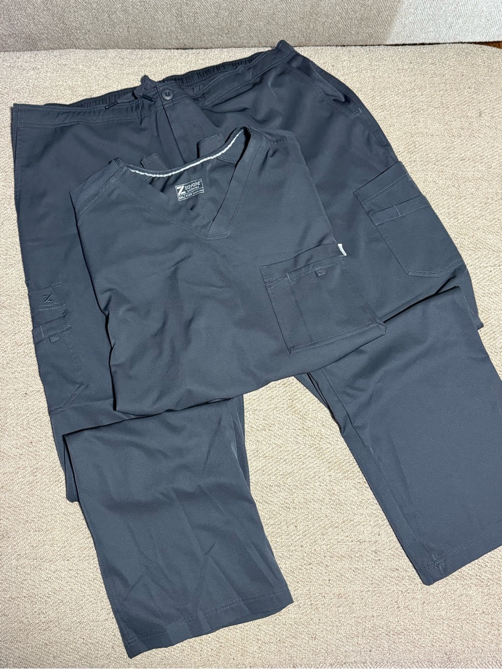 Men’s Cargo Scrub Set - Navy